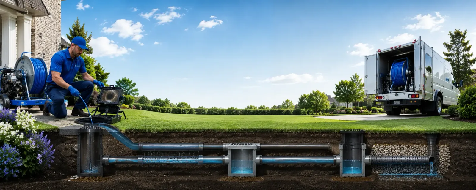 Outdoor drain cleaning information for Pleasant Garden, NC