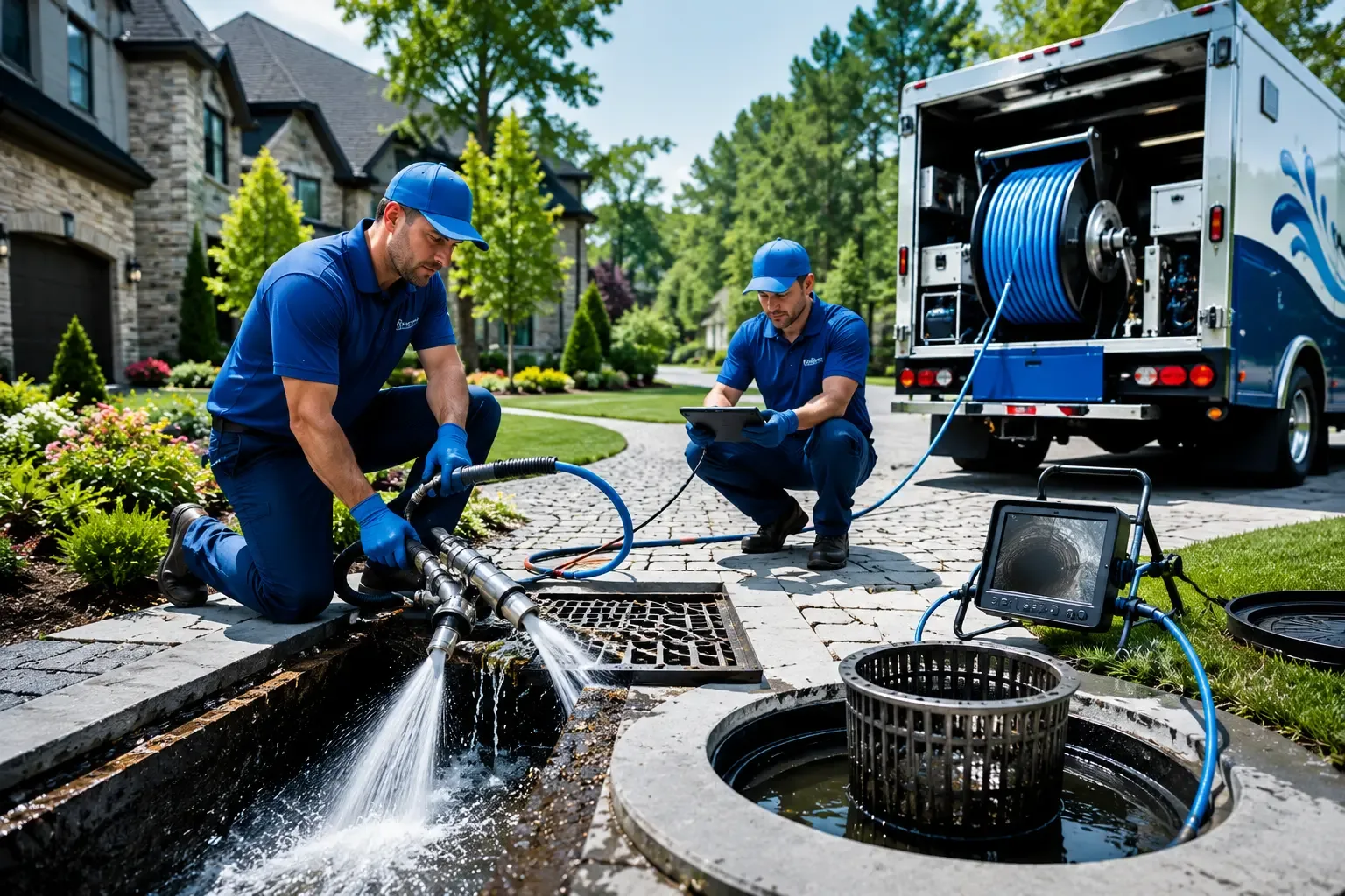 Local outdoor drain cleaning professionals in Pleasant Garden, NC